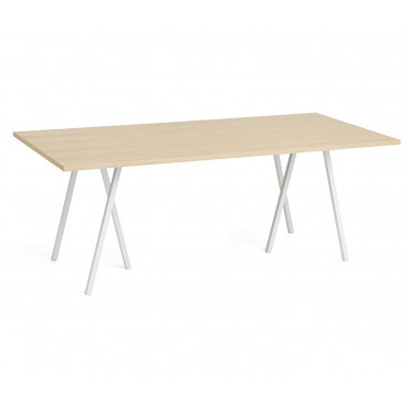 Table rectangulaire Loop Stand L.160 cm avec renfort en métal - Hay