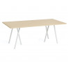 Table rectangulaire Loop Stand L.160 cm avec renfort en métal - Hay