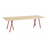 Table rectangulaire Loop Stand L.160 cm avec renfort en métal - Hay