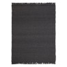 Tapis rectangulaire IVAR coloris charcoal - Linie Design